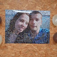 Photo mosaïque offerte par ses frères !