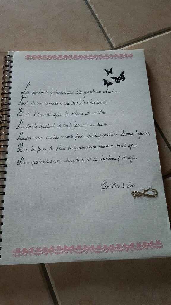Mon livre d'or réalisé par mes soins - 3