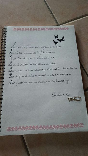 Mon livre d'or réalisé par mes soins - 3