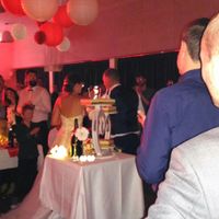 Gâteau des mariés à la salle