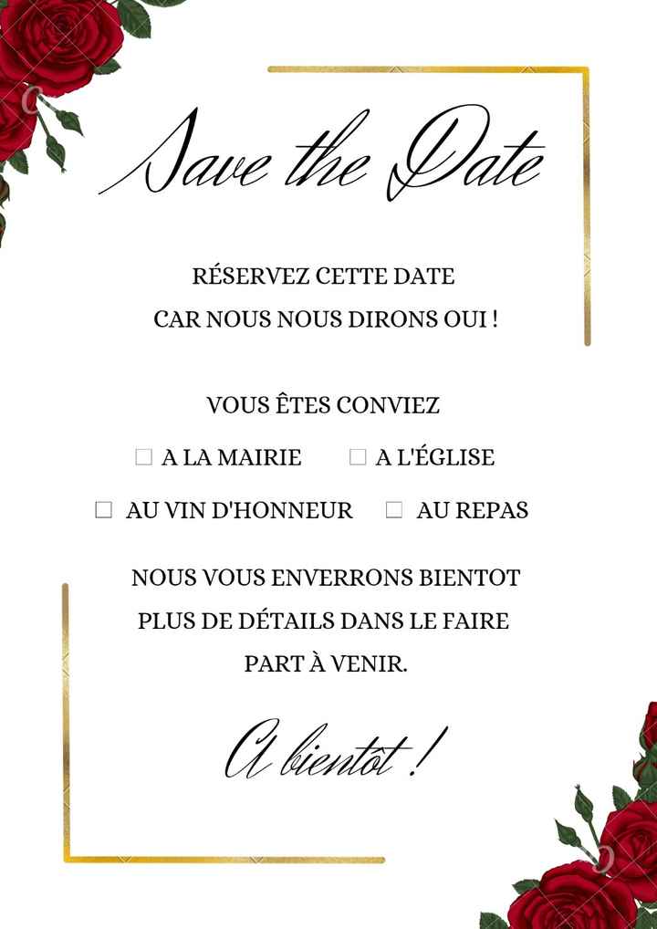 Save the date - 1