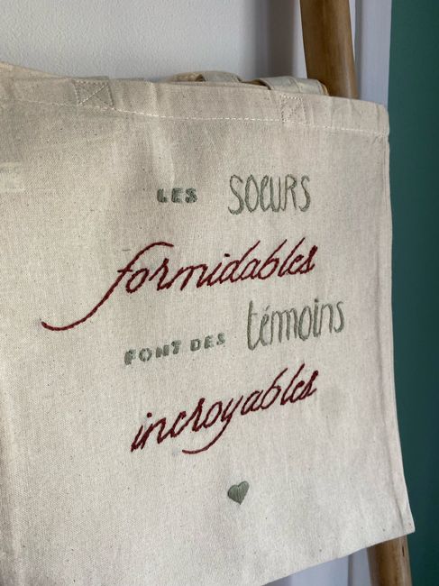 Cadeaux d’annonce pour les témoins 🎁 2