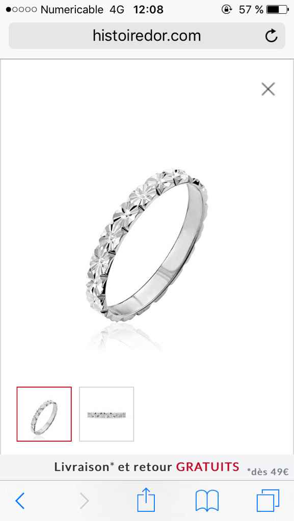 Avis alliance ciselée - 1