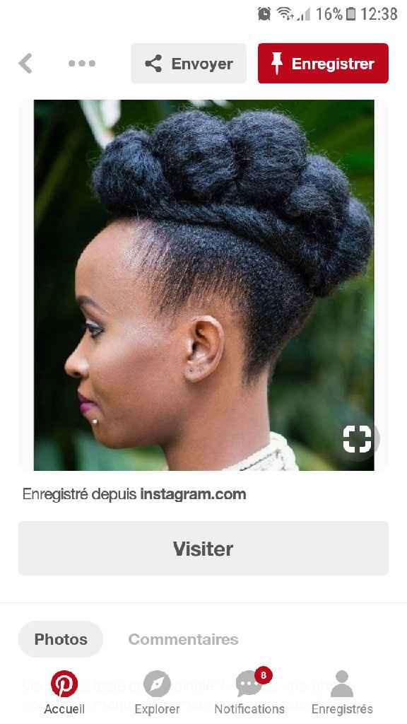 Coiffure du jour j - 1