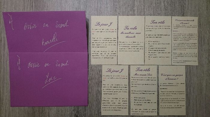 Mon 1er diy, demande de témoins, demoiselles d'honneur et garçons d'honneur - 2