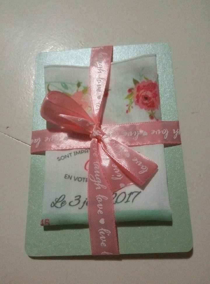 Mes faire-part en tissu !! - 1