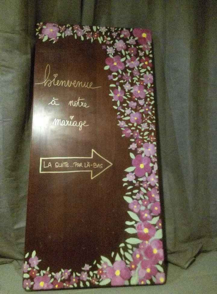 Panneau "bienvenue" - 1