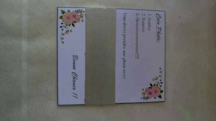 Carte à gratter pour coin photo - 2