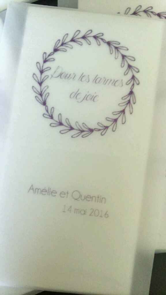 Mes pochettes pour les mouchoirs (pour l'église) - 1