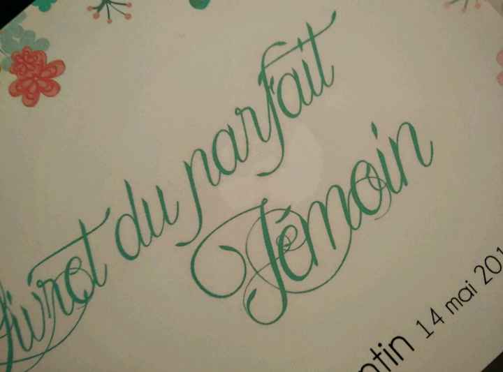 Livret témoin mariage - 1