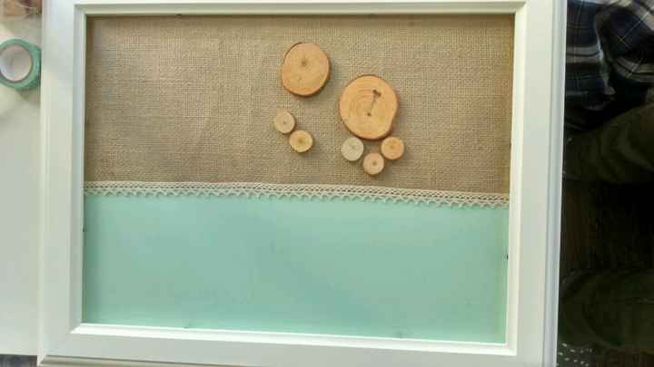 Avancée de mon cadre livre d'or diy - 3