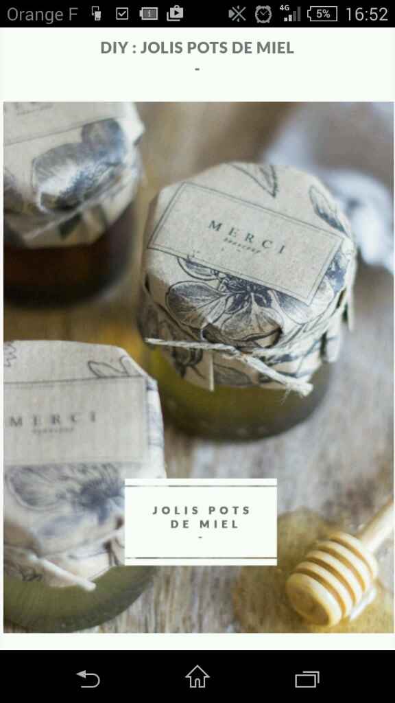 Personnaliser petits pots de confiture - 1