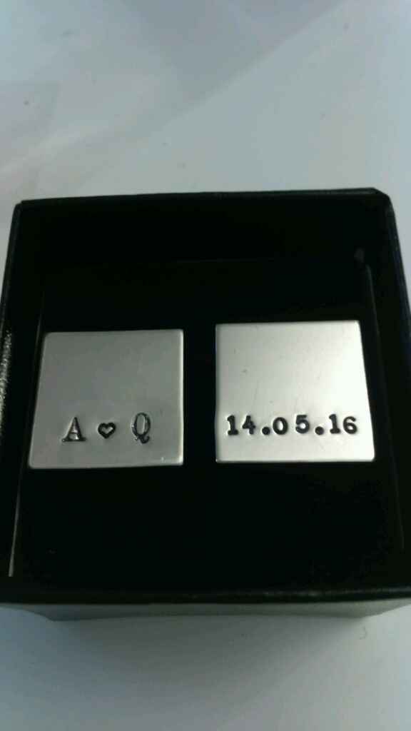 Boutons de manchettes de chéri reçues ! - 1