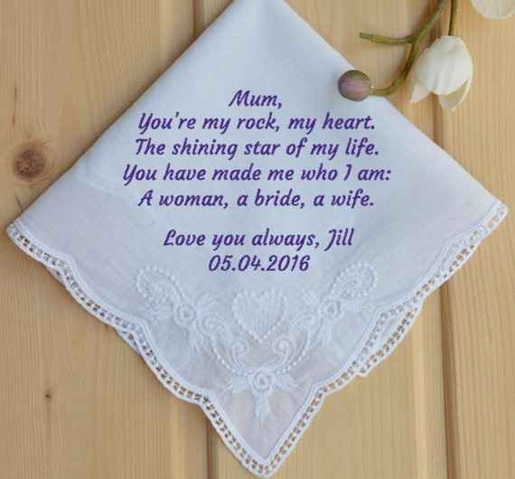 Un mouchoir personnalisé