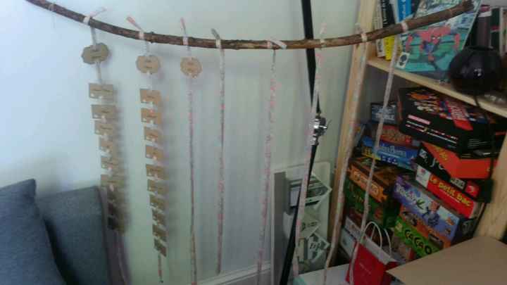 Début de notre plan de table suspendu - 1