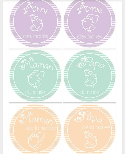 Modèles de badges - 1