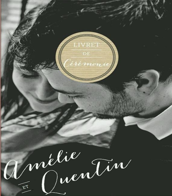 Nos menus et livrets de cérémonie - 2