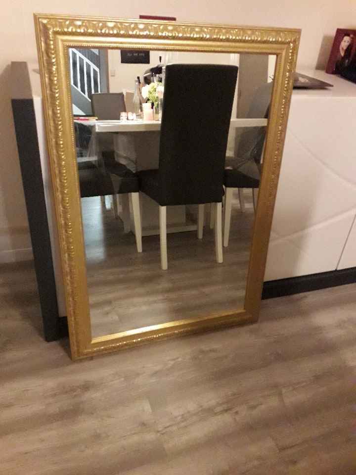  Essai déco table et achat du miroir pour plan de table - 5