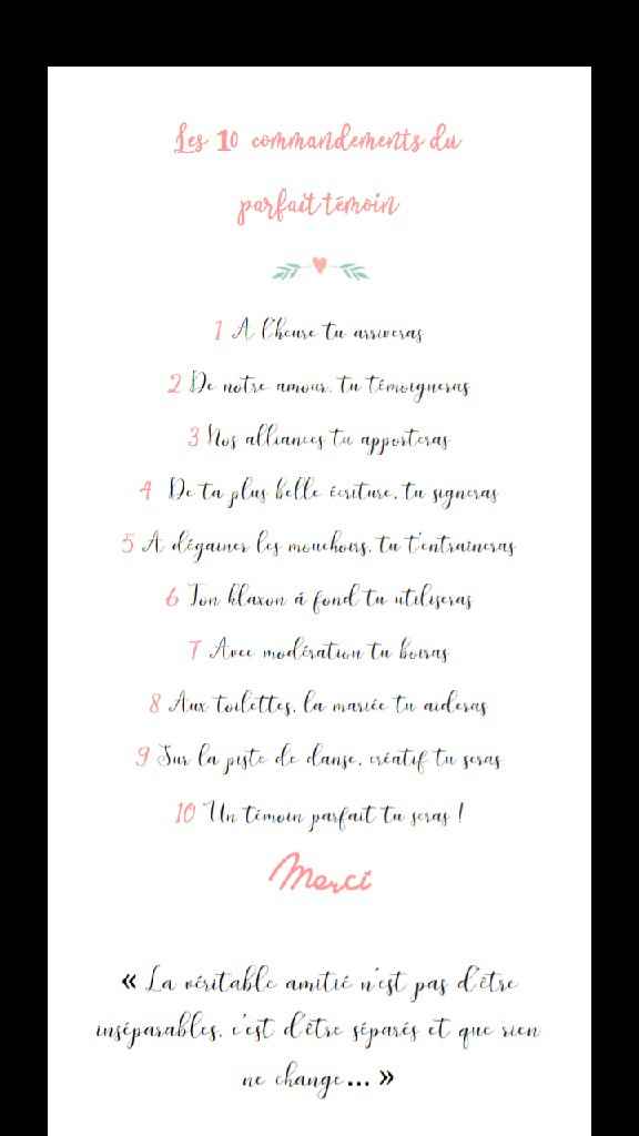 Kit témoin en préparation - 2