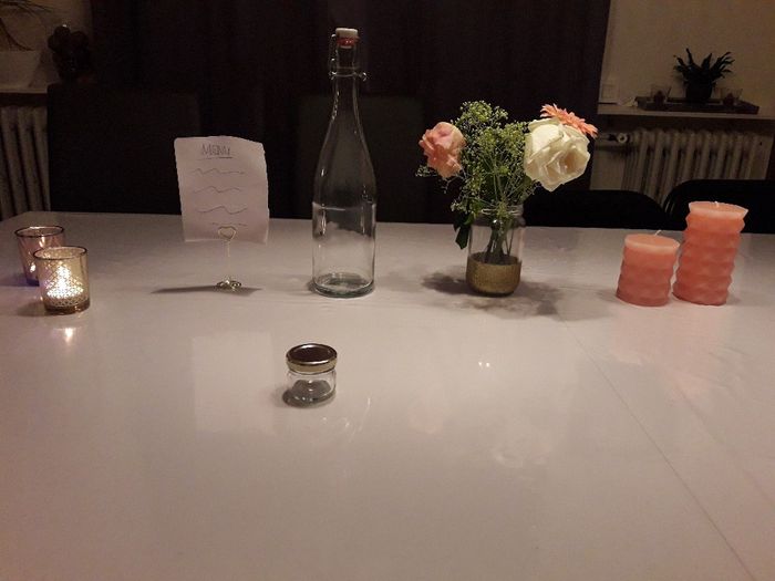  Essai déco table et achat du miroir pour plan de table - 2