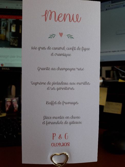 Menu et porte menu : c'est fait - 2