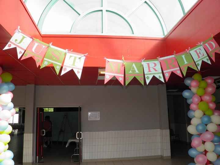 Banderolle Just Married