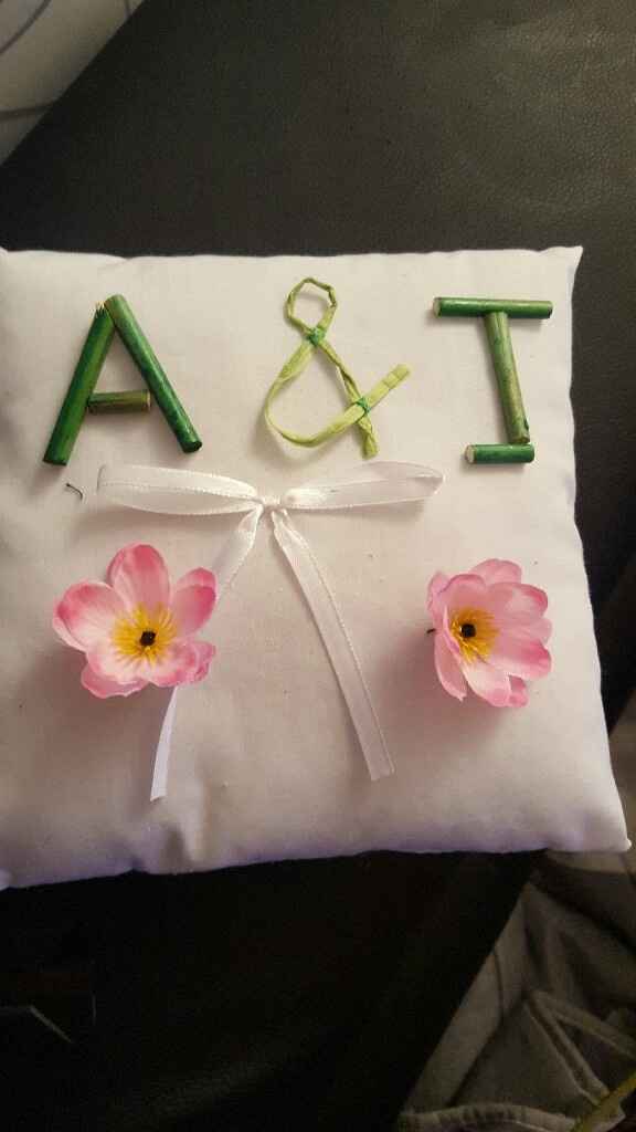 1er essai centre de table cerisier - 1