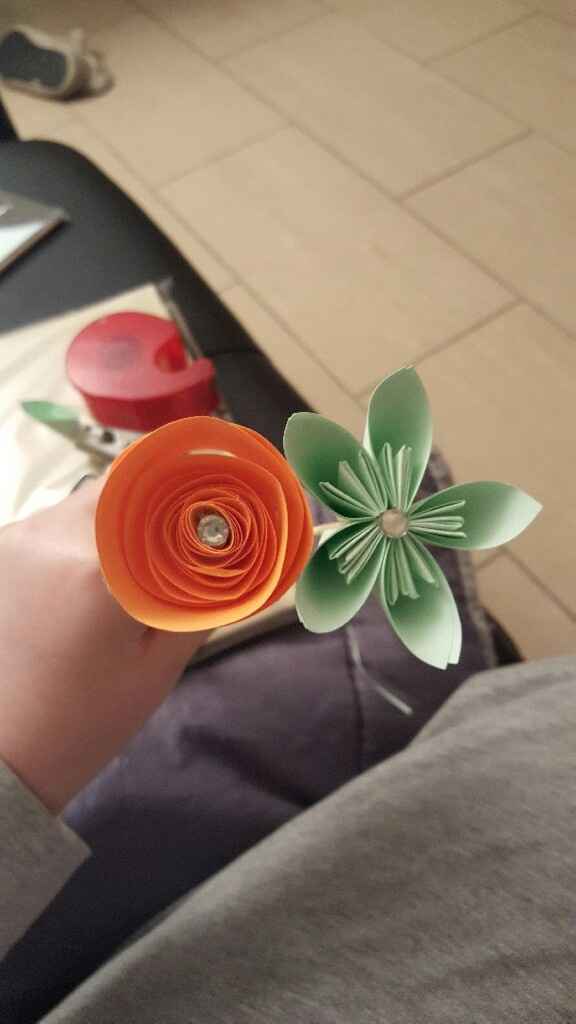Aide bouquet origami - 2