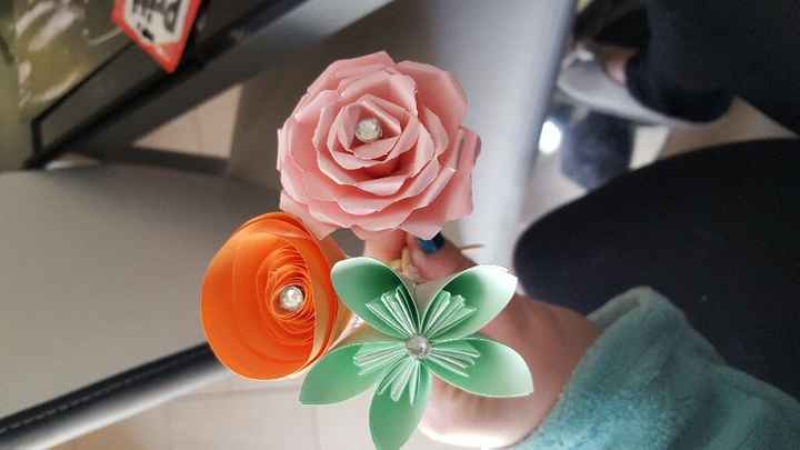 Differnets fleurs en origami - 1