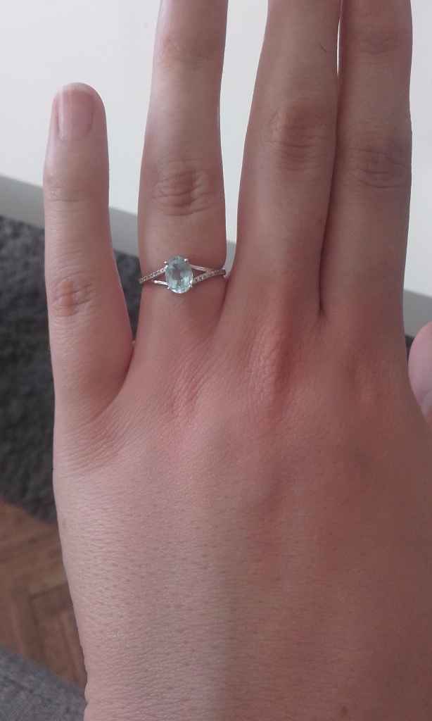 bague topaze et diamants