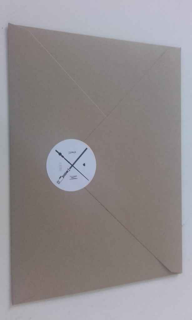 l'arrière de l'enveloppe