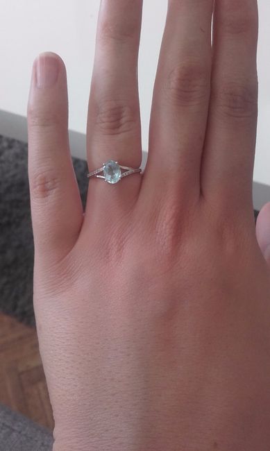 bague topaze et diamants