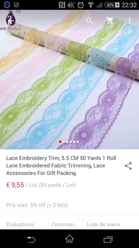 Première commande faîte... !!! - 2