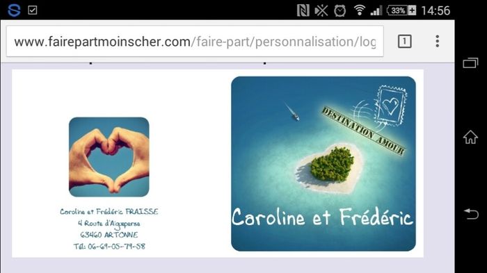Faire-part prêts... plus qu'à commander !! - 1