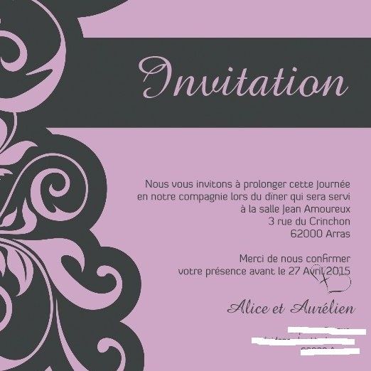 invitations