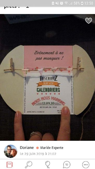 Texte accompagné du save the date - 1