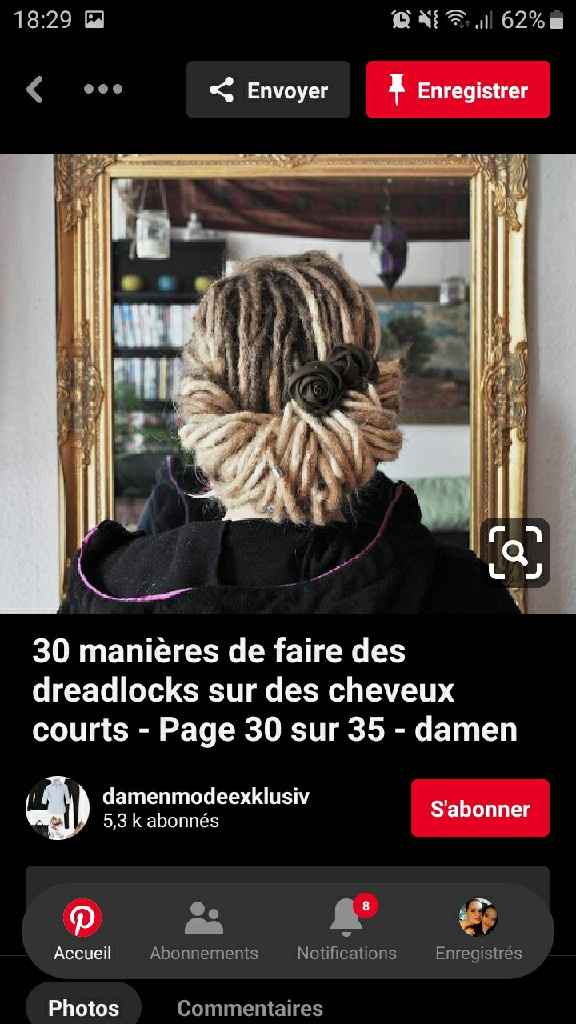 Coiffure dreadlocks - 1