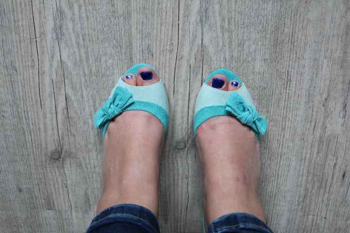 chaussure avant la customisation