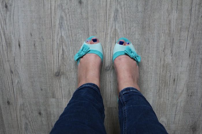 chaussure avant la customisation