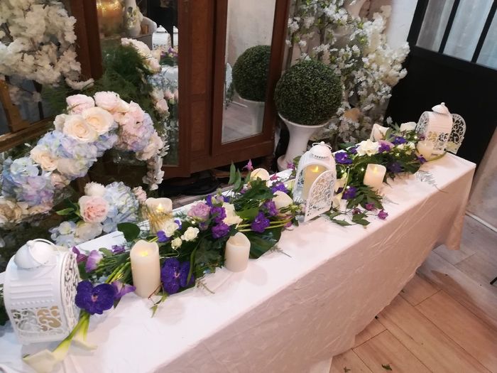 Décoration de ta table d'honneur ?  🌸 2