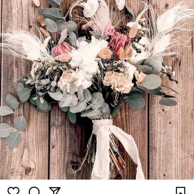 Bouquet de Mariee fleurs sechees? - 2