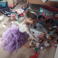 Robe demoiselle d'honneur enfant - 1