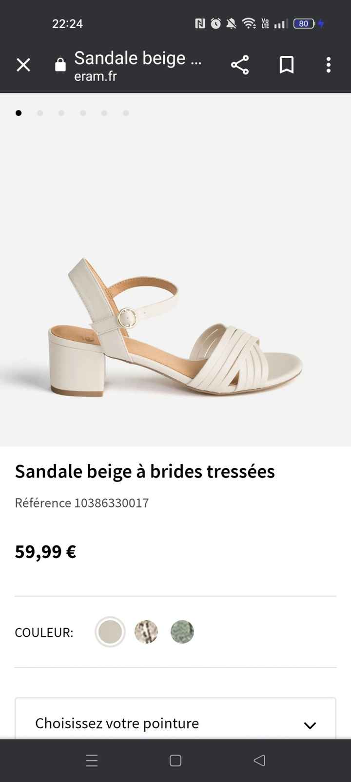 Cherche mes chaussures de mariée - 1