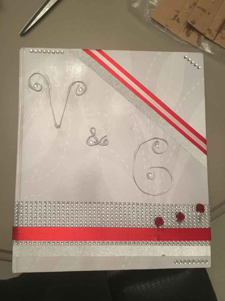 Livre d or fait main - 1