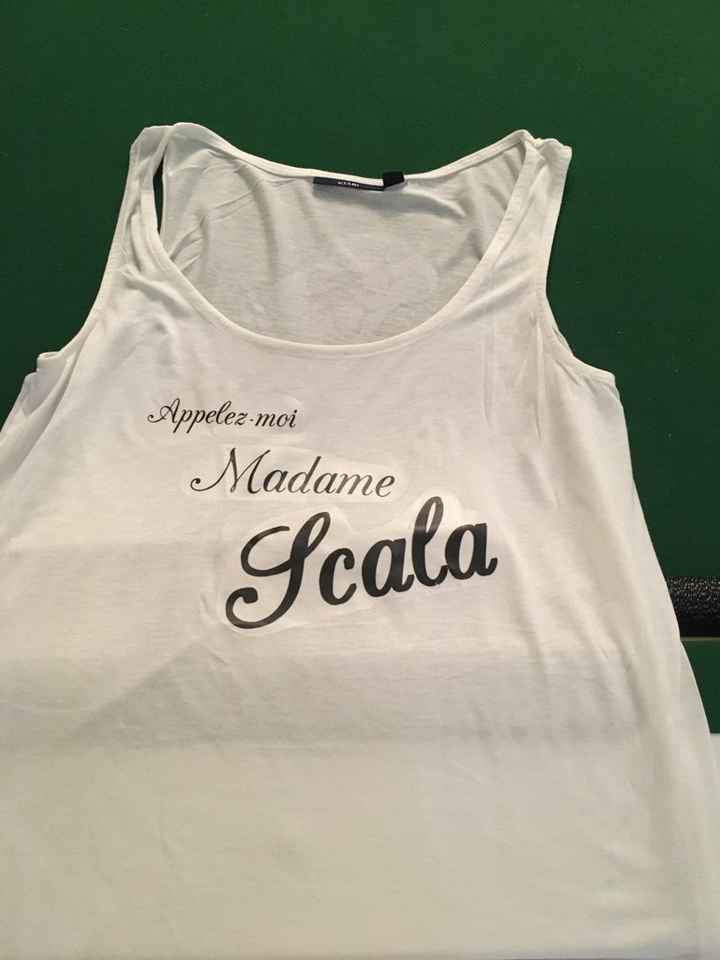 T shirts personnalisés pour evjf - 2