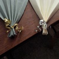 pliage de serviette éventail