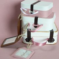 porte dragées en forme de valises
