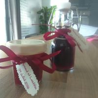 Nos petits cadeaux invités: confiture et vin maison - 1