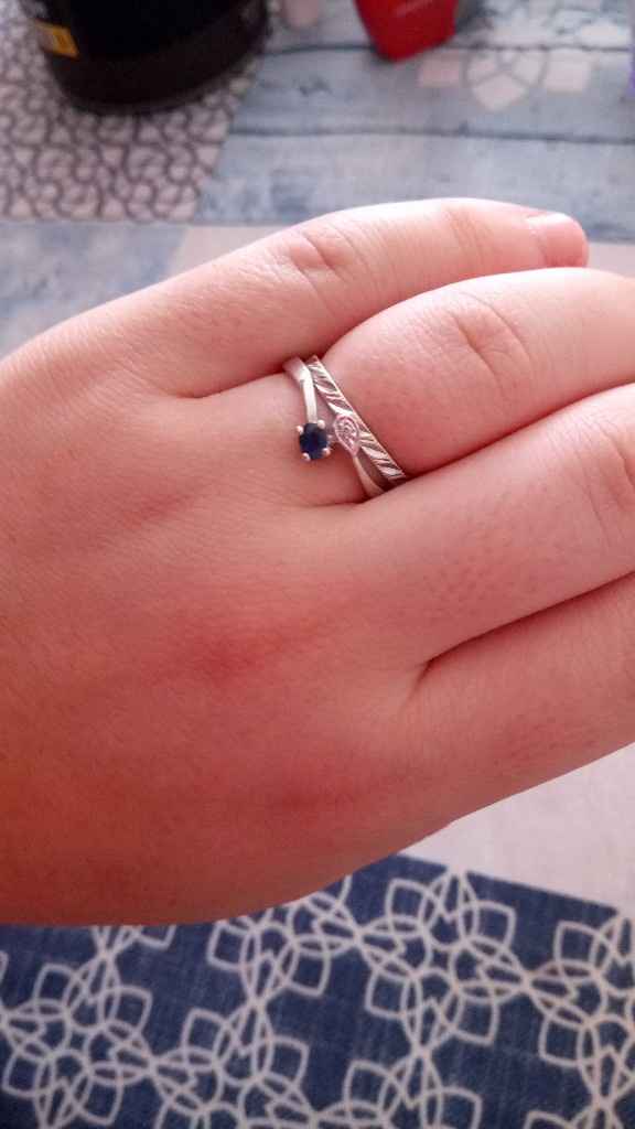 Bague de fiançailles et alliance - 1