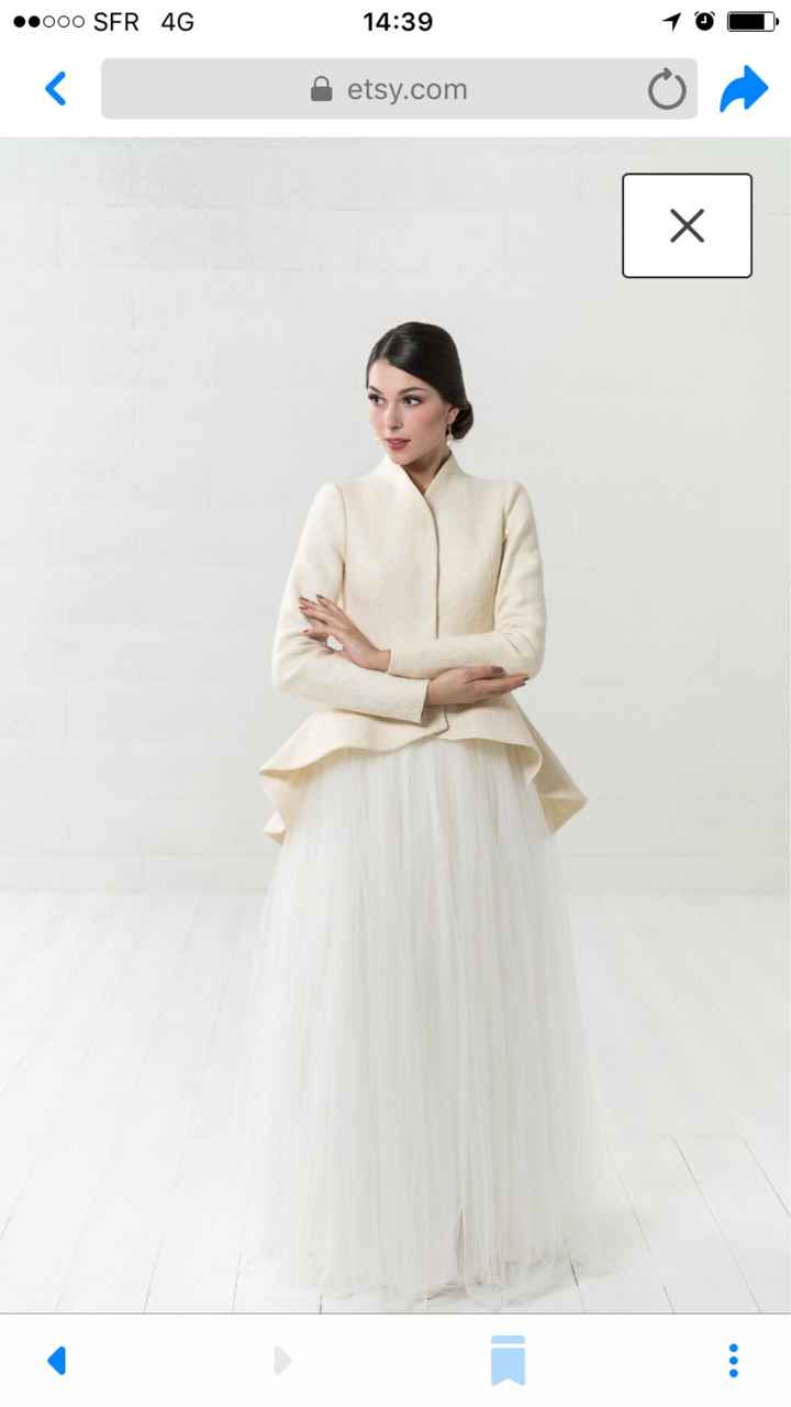 Help///à la recherche d'une veste de mariee chaude - 1